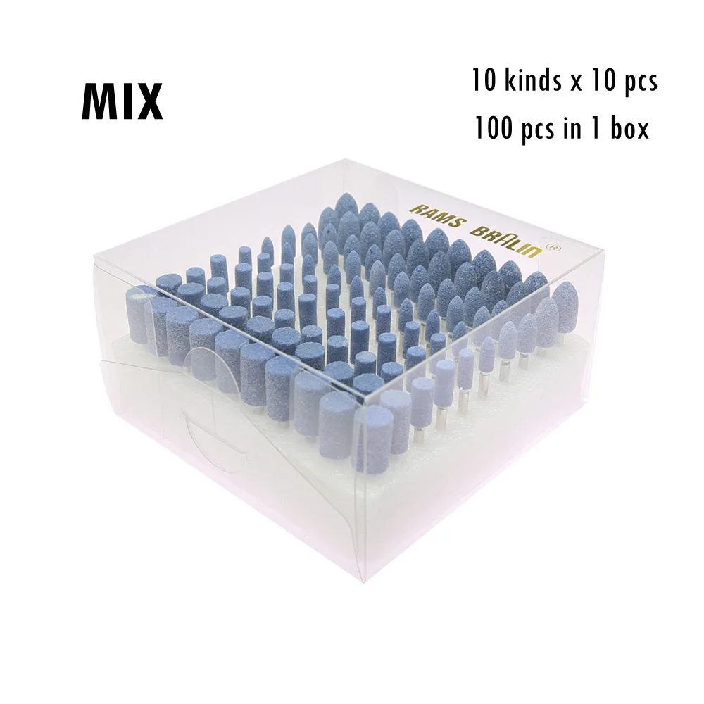 

Набор шлифовальных головок RAMS BRALIN 100 шт.