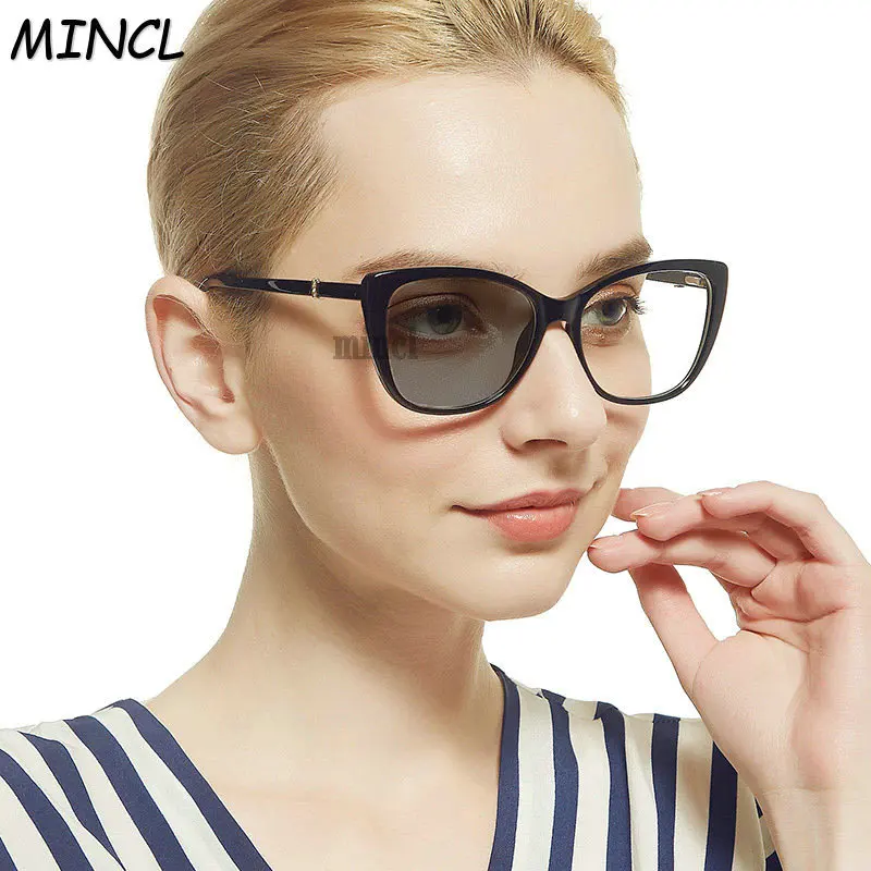 Очки солнцезащитные женские фотохромные с диоптриями FML|Женские очки для чтения|