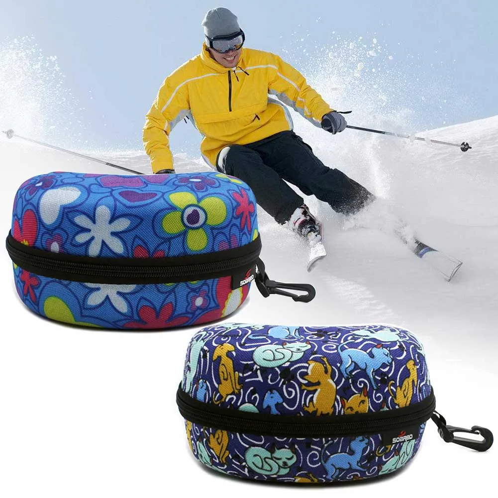 Для хранения на молнии защита для очков от царапин жесткая коробка переноски
