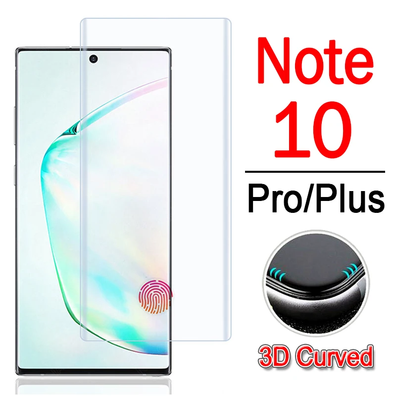 Защитное стекло для samsung galaxy note 10 pro plus Защитная пленка экрана glaxay note10 notes