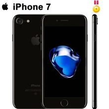 Разблокированный Apple iPhone 7, сеть 4G LTE, мобильный телефон на 32/128 ГБ 1960mA 12.0MP Камера Quad-Core отпечатков пальцев 12MP оригинальные, фабричные, по цене производителя, 99
