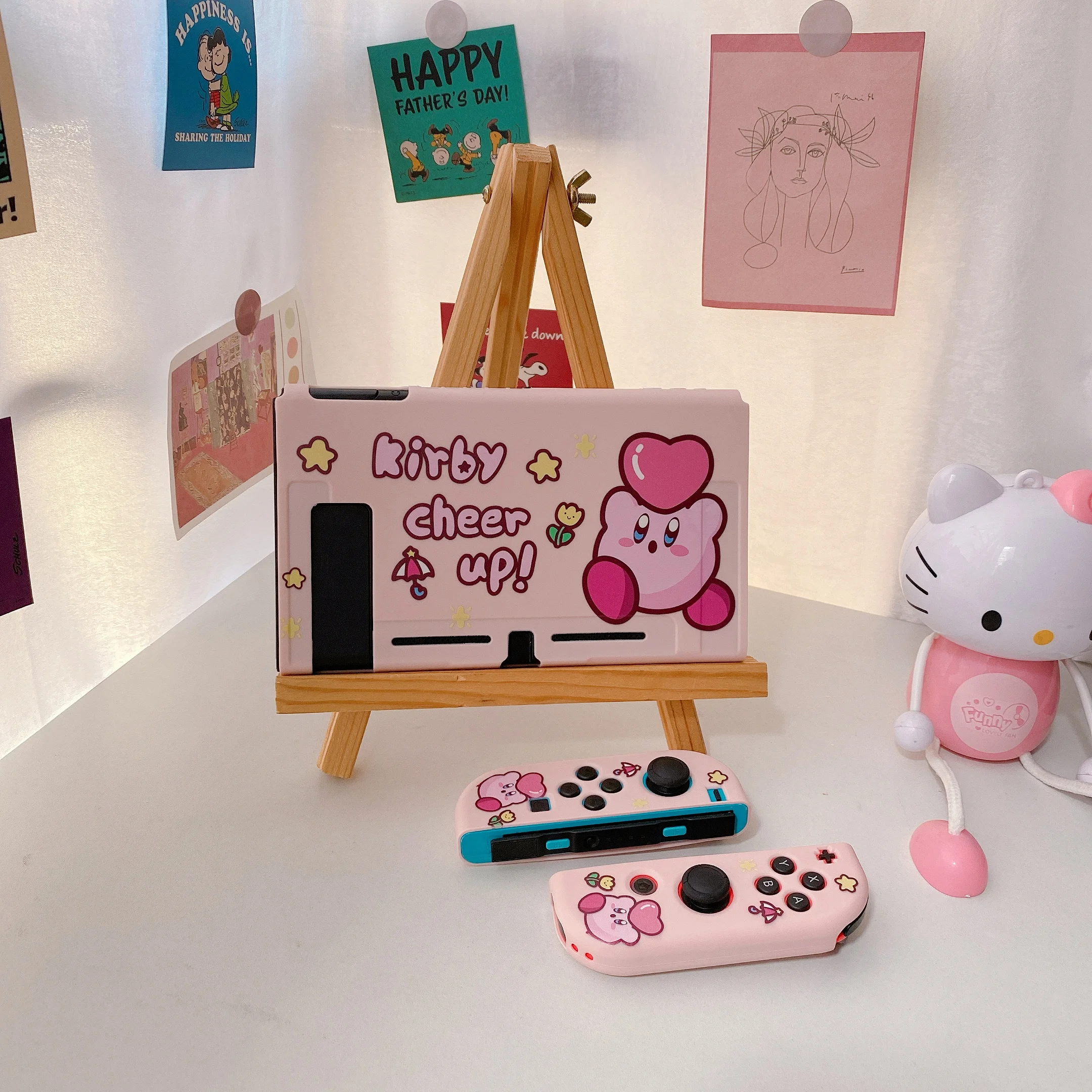 Милый мультяшный защитный чехол для игровой консоли Nintendo Switch Oled мягкие