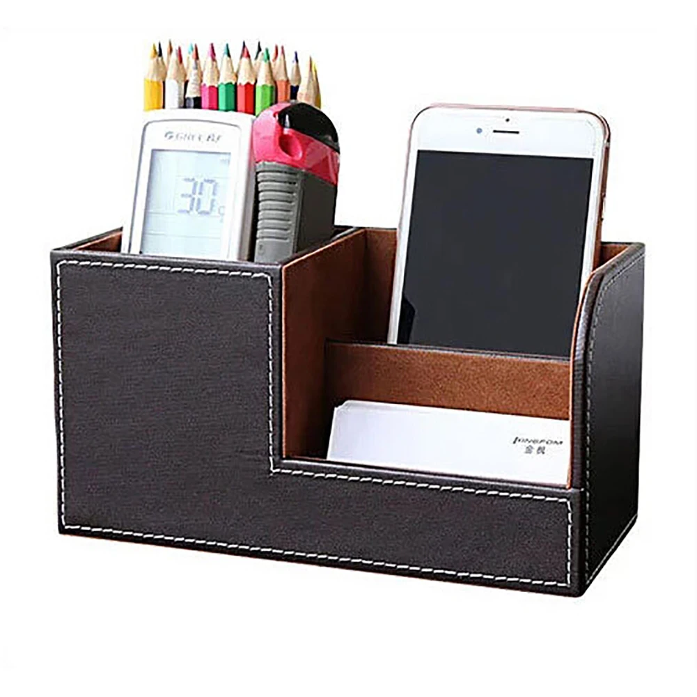 

Multi-function Desk Stationery Organizer Storage Box Pen/Pencil Cell Phone Business Name Cards