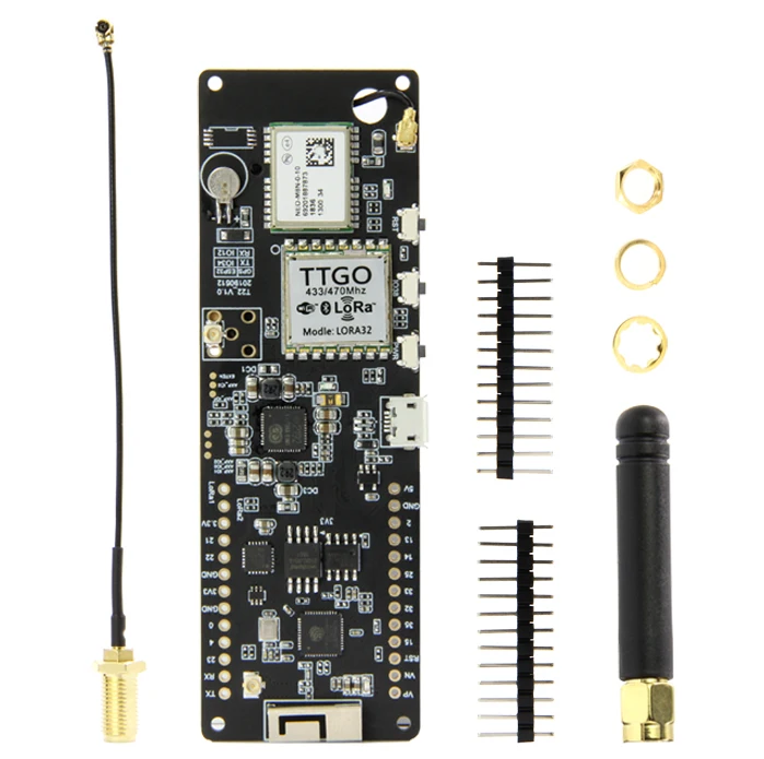 LILYGO®TTGO Т-образной балки V1.0 ESP32 LORA 433/868/915/923 МГц Wi-Fi Беспроводной Bluetooth модуль gps NEO-M8N IPEX 18650 Батарея держатель