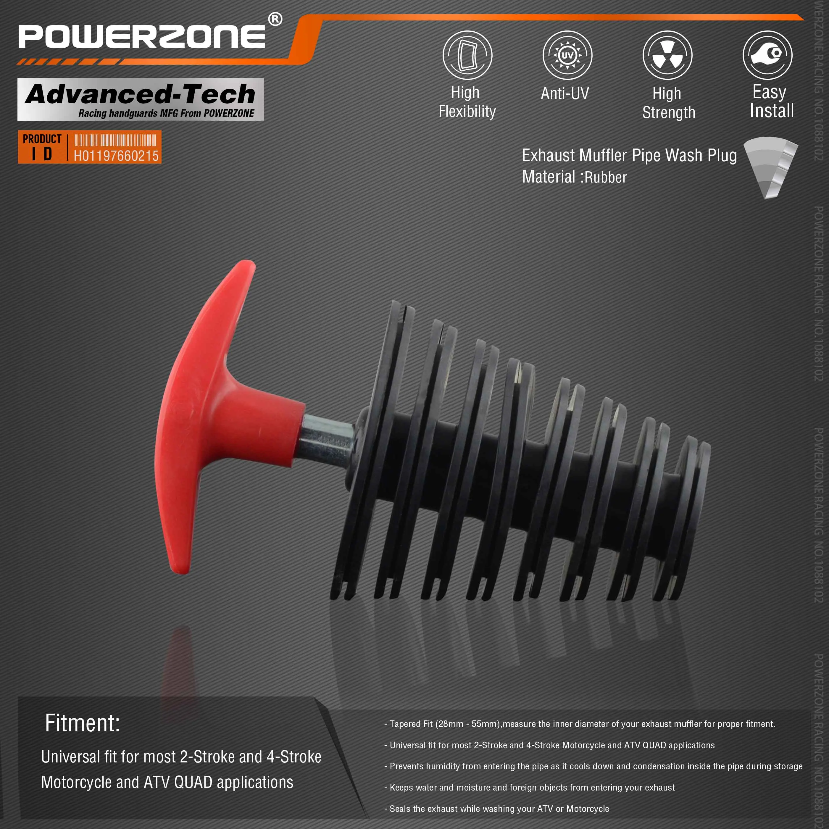 Выхлопная труба для мотоцикла 10-36 мм из ПВХ | Автомобили и мотоциклы