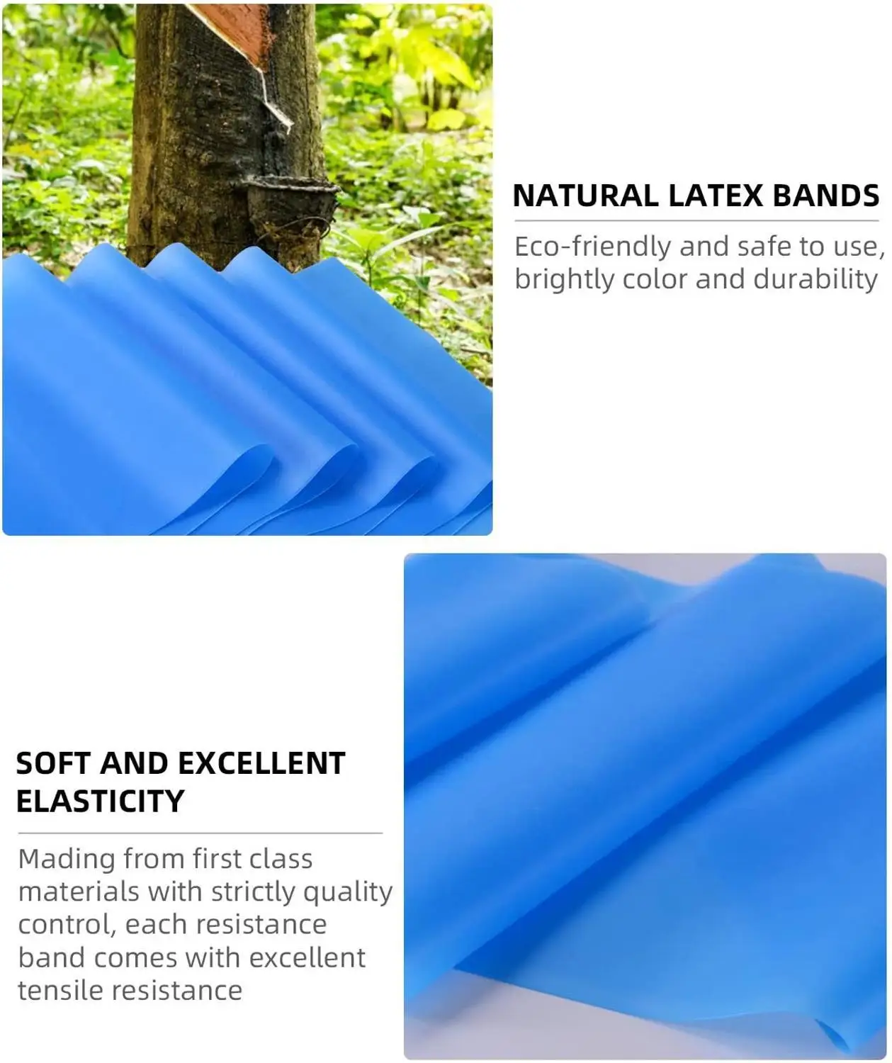 3 шт./упаковка эластичная лента из натурального латекса для йоги