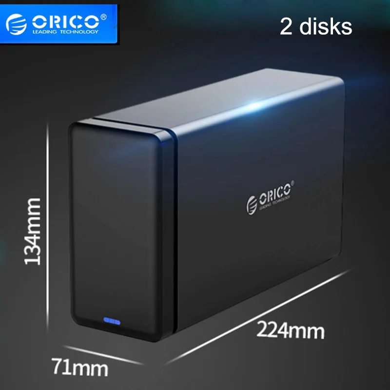 Чехол для жесткого диска Orico 3 5 SATA к USB 1 корпус Type C чехол с поддержкой UASP