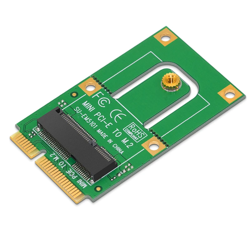 Адаптер Mini PCI-E в M.2 Расширительная карта NGFF Key E интерфейс для беспроводной модуль