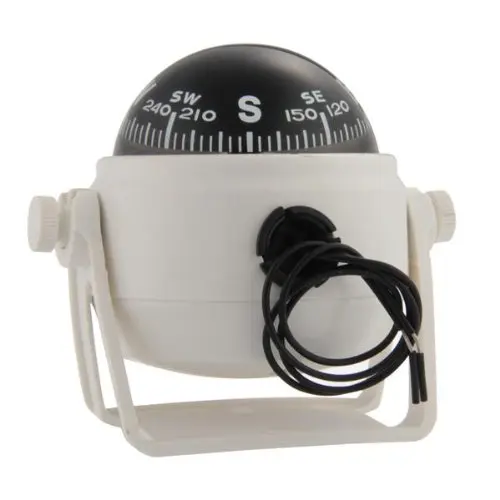 

LED Lighted Compass Dashboard Dash Mount Navigation Car Boat Truck White
