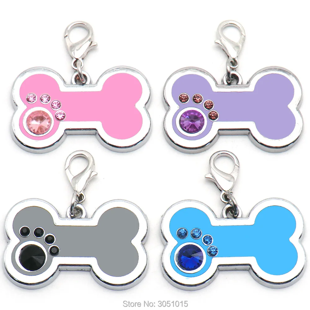 100 шт. бирка для собак с гравировкой аксессуары ошейника персонализированная