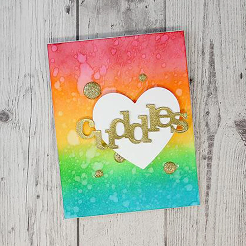 Cuddles высечки для изготовления карт скрапбукинга металлические Новинка