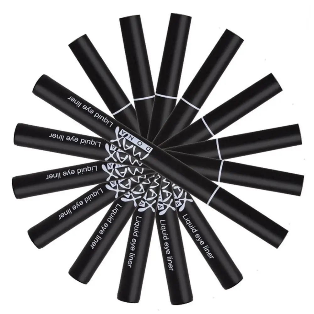 Профессиональная черная жидкая подводка для глаз водостойкая стойкая косметика