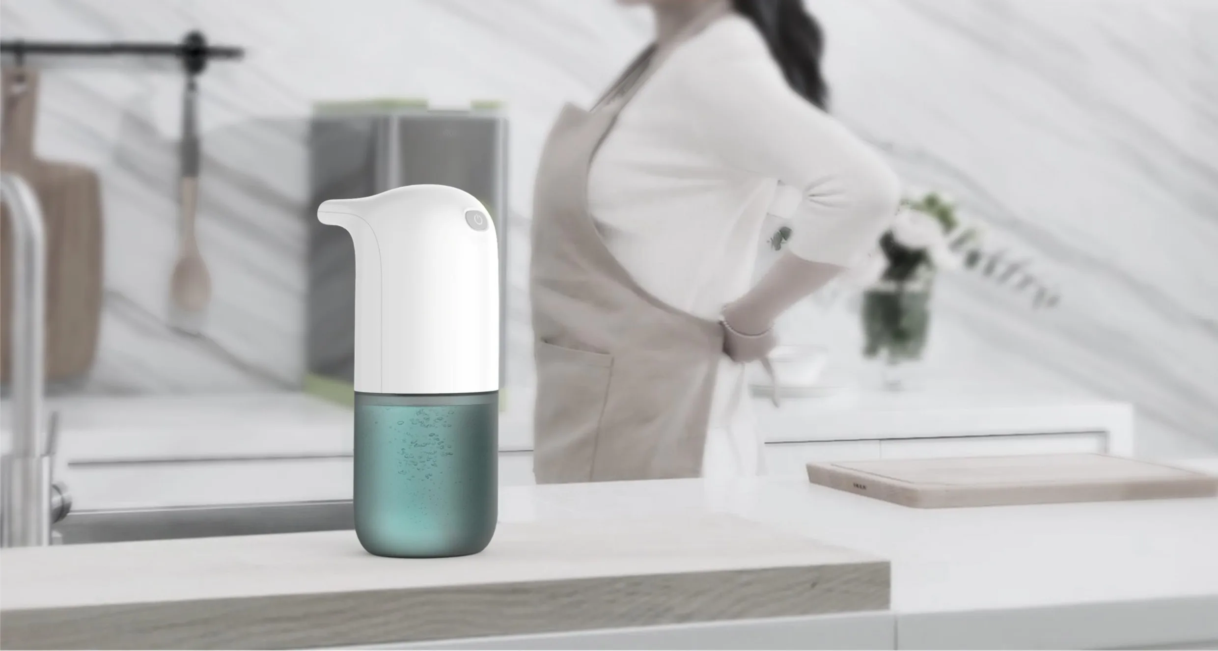 

Auto non-contact Foam Soap Dispenser Automatic 350ml Hand Sanitizer Dispenser