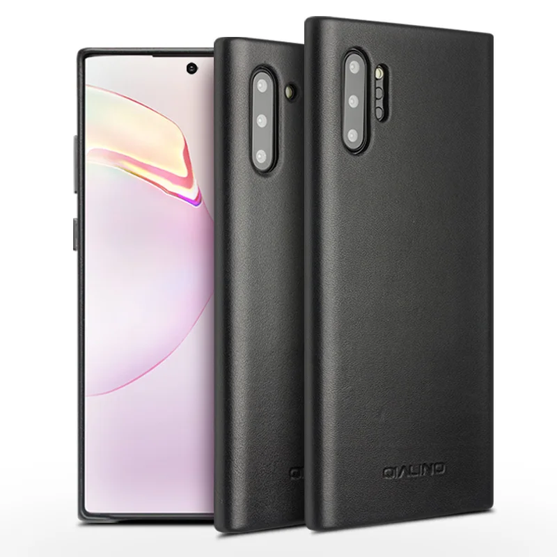 QIALINO, сумка из натуральной кожи, чехол для телефона samsung note10+ S10+ Plus, модная Роскошная задняя крышка для samsung S10 6,1/6,5 Дюймов