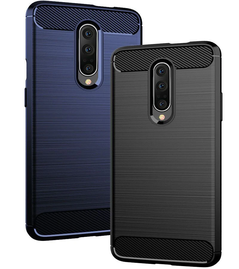 Чехлы из ТПУ для one plus 7 7T 6 6T чехол oneplus 7PRO противоударный углеродного волокна