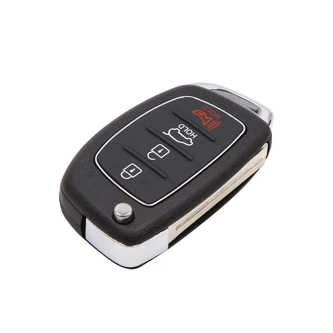X Autohaux 4 кнопки вставки Uncut Брелок чехол для пульта дистанционного управления