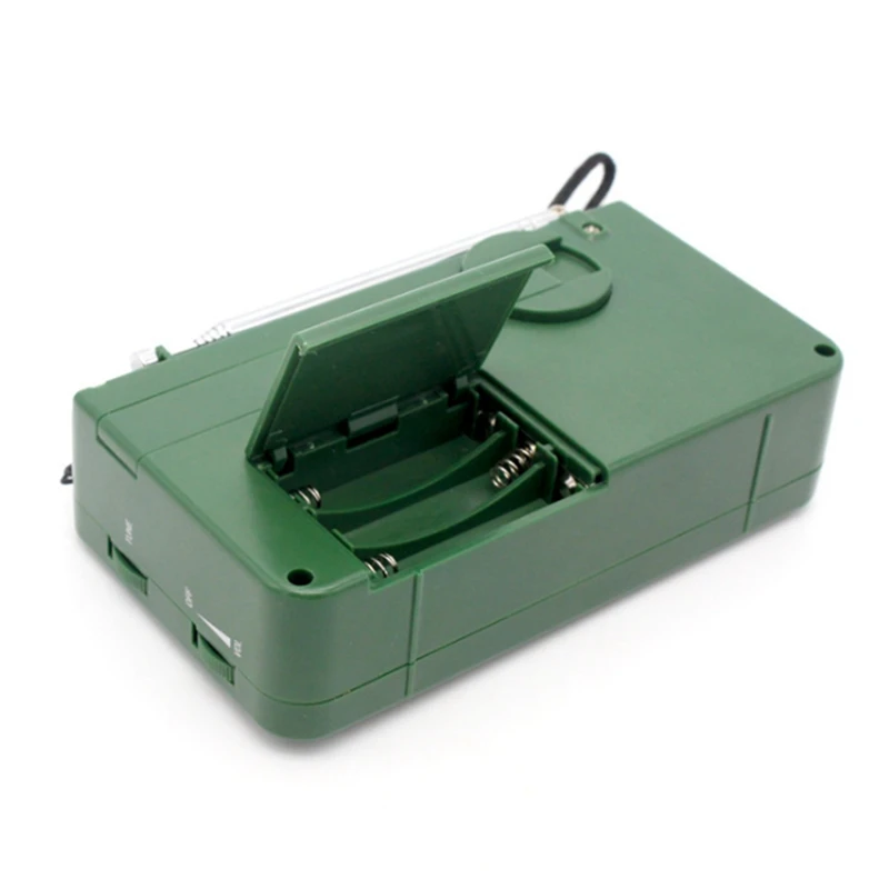 Портативный AM FM Динамо радиоприемник аварийный ручной на солнечной батарее со