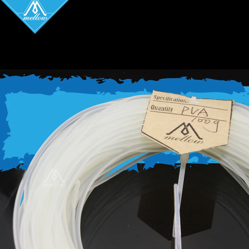 Филамент PVA для 3D принтера 100g катушка 1 75 мм 100 г Makerbot Reprap UP Afinia Flash Forge и всех FDM