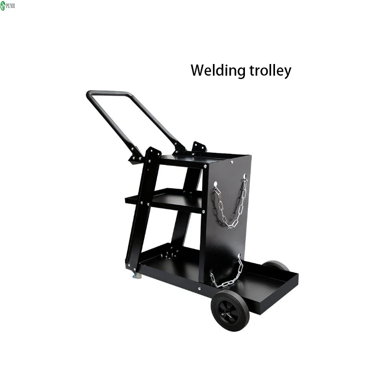 

Welding machine trolley manual four wheel trailer tool cart small car Dragging tool cart