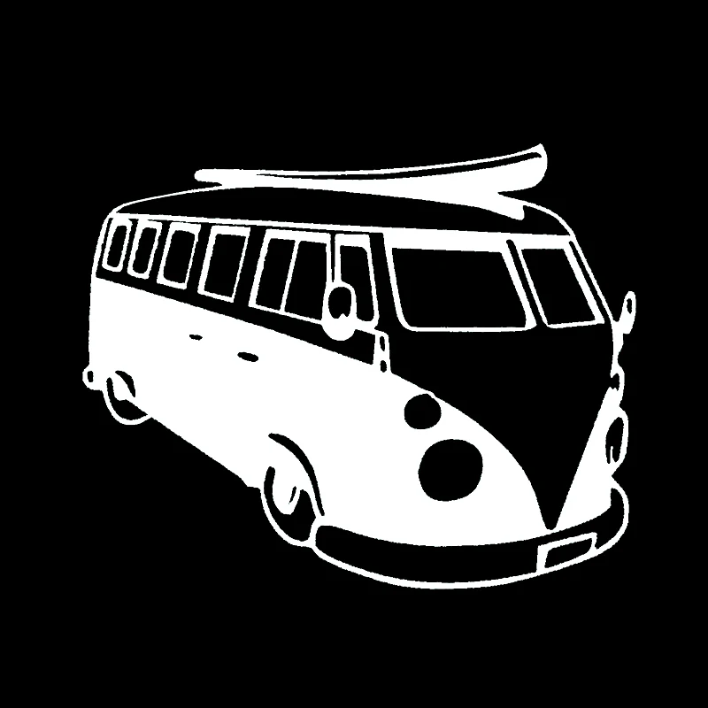 

17*13.7cm Early Bus Vinyl Decal Car Window Laptop Sticker Funny Car Window Bumper Novelty JDM Drift Vinyl Decal Sticker