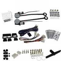 universal 2 door car auto electric power window closer lift regulator conversion kit roll up switches truck suv 12v 12a