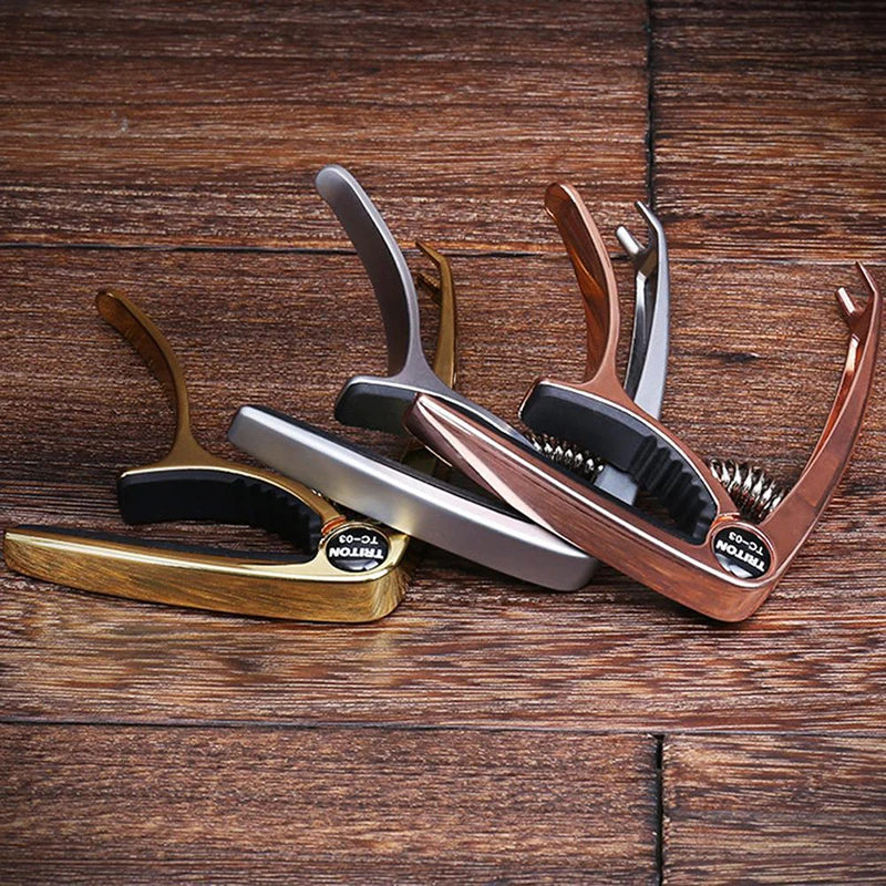 aluminium legierung metall folk gitarre capo metall elektrische gitarre tuner clip key acoustic capo für ton anpassung tuner clip free global shi