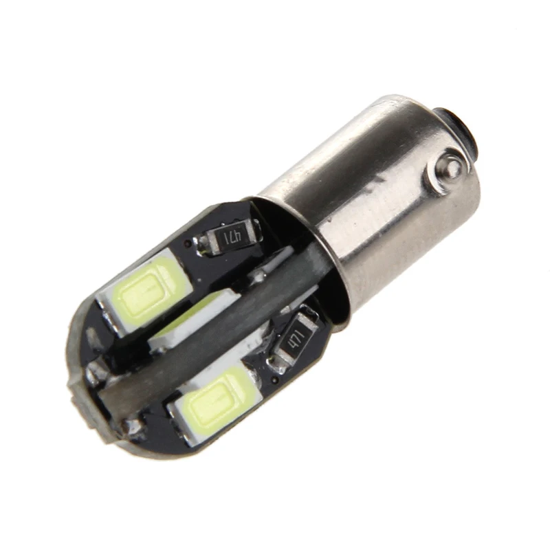 1 пара Автомобильные светодиодные лампы 12 В постоянного тока BA9S H6W 5630 8 SMD |