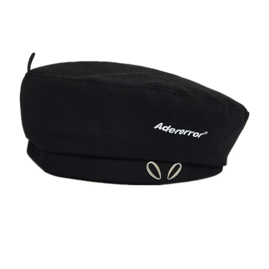 

Ader alien Beret Korean fashion brand embroidered letter men's and women's drawstring Cui Xiubin same round cap