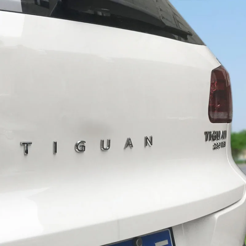 Эмблема с объемными буквами шрифтов для TIGUAN TIGUANL автостайлинг установка логотип