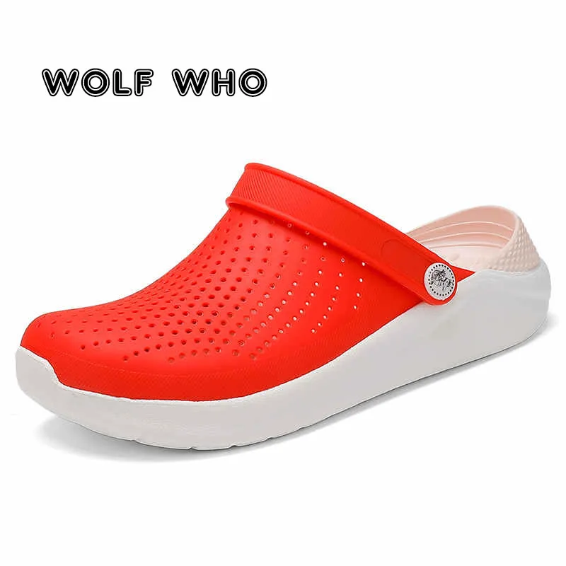 Сандалии женские пляжные Кроксы для пар клоги обувь без застежки X13 лето