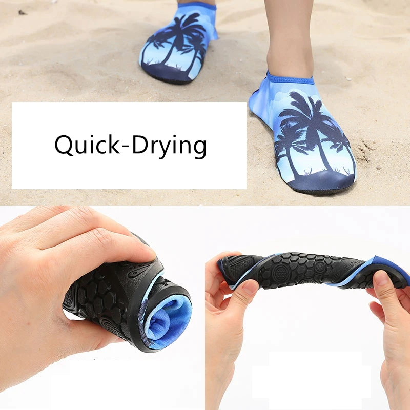 Женская пляжная обувь мужская для плавания быстросохнущая Аква детские мягкие