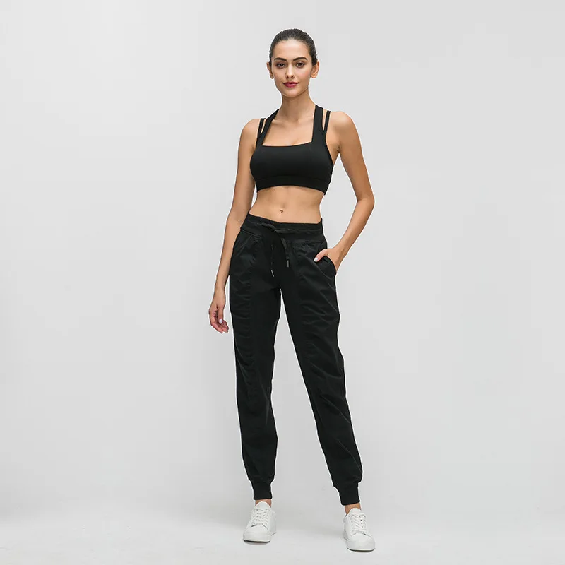 NWT спортивные брюки для спортзала, беговые штаны, штаны для йоги с широкими штанинами, штаны для контроля живота, тренировки, бега, экстрима, брюки, 4 способа растягивания