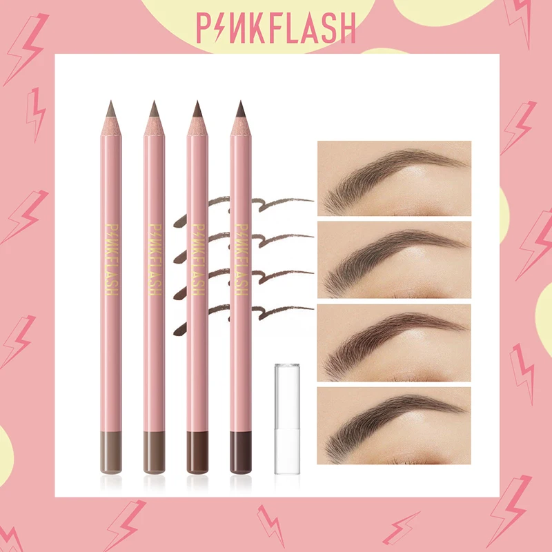 

Eyebrow Pencil Cosmetics 4 Colours Waterproof Longlasting Non-blooming Brow Pen Gentle And Non-irritating Eyebrow Pencil TSLM1