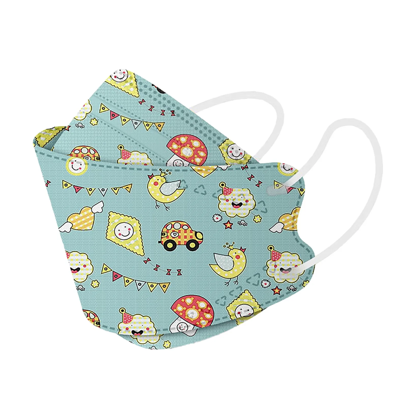 10 шт. 3D маска для лица в виде динозавра детей 1-5 лет | Тематическая одежда и