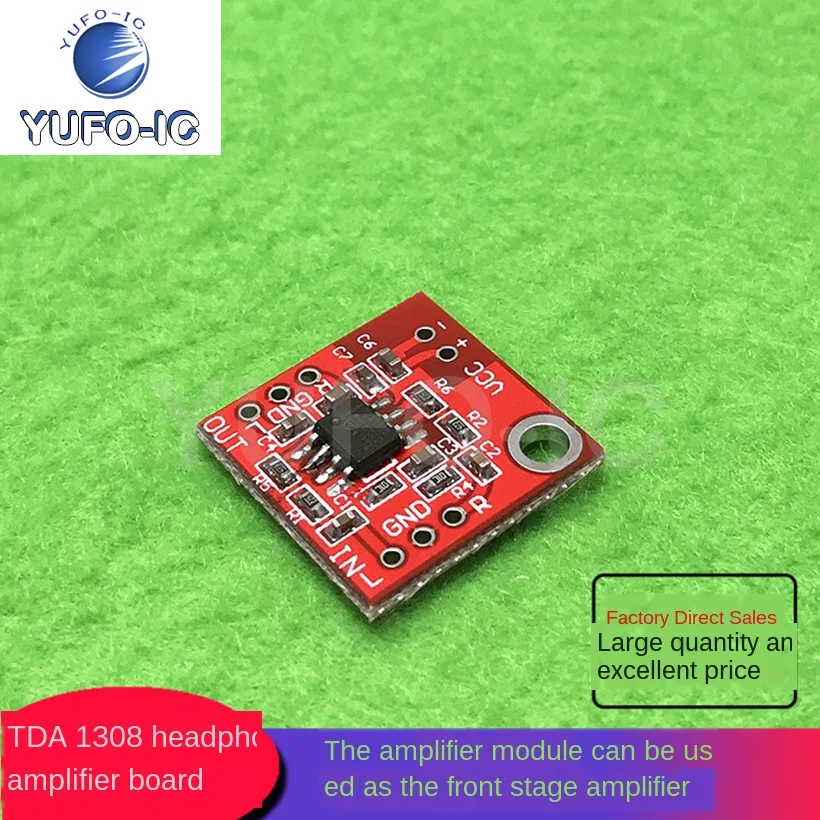 Бесплатная доставка, 1 шт., Плата усилителя для наушников TDA1308, модуль усиления при предварительном усилении усилителя мощности