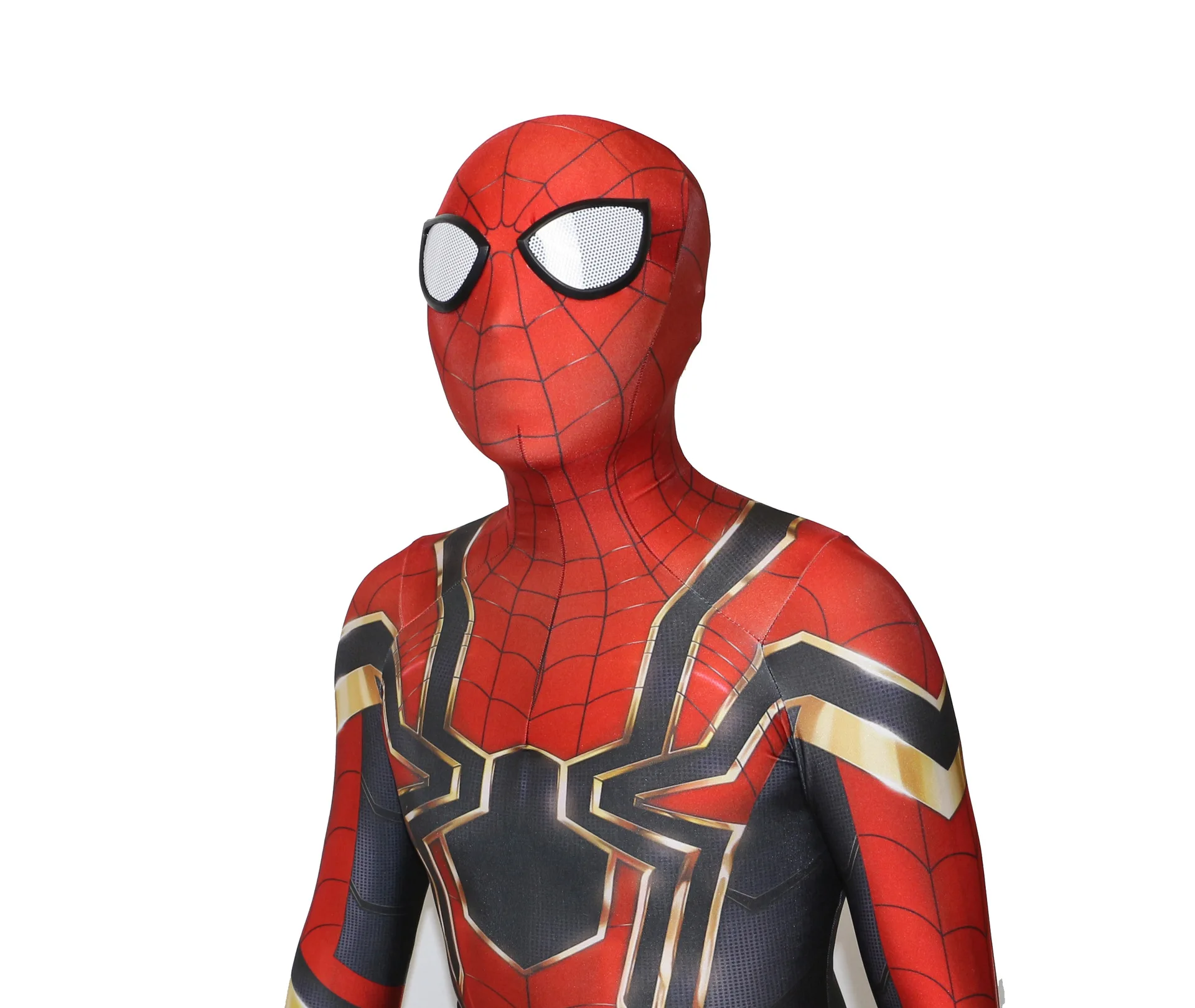 Высококачественный костюм для косплея Человека-паука Spider-man 2099 | Тематическая