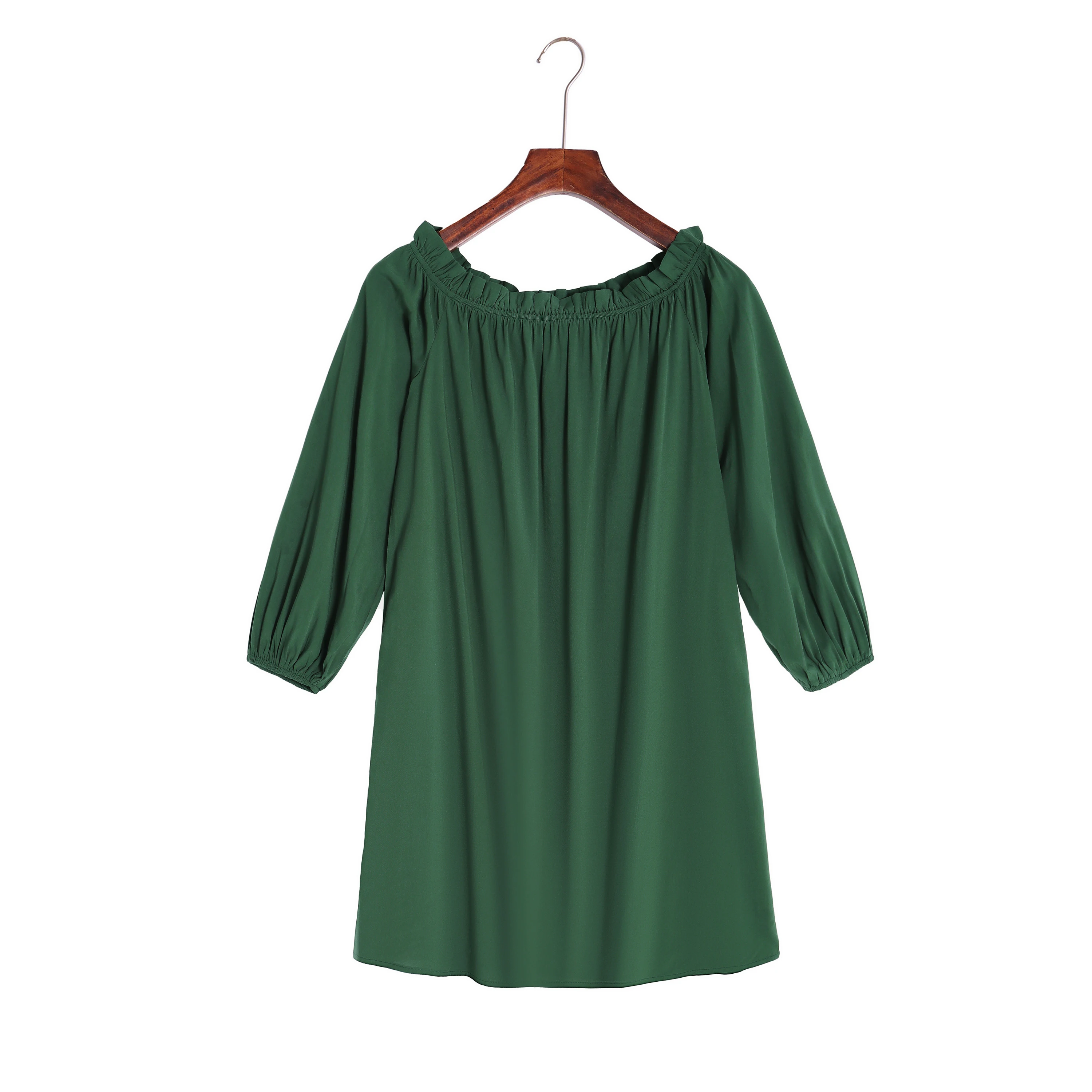 Шифоновая женская одежда на одно плечо летняя пляжная однотонная Свободная