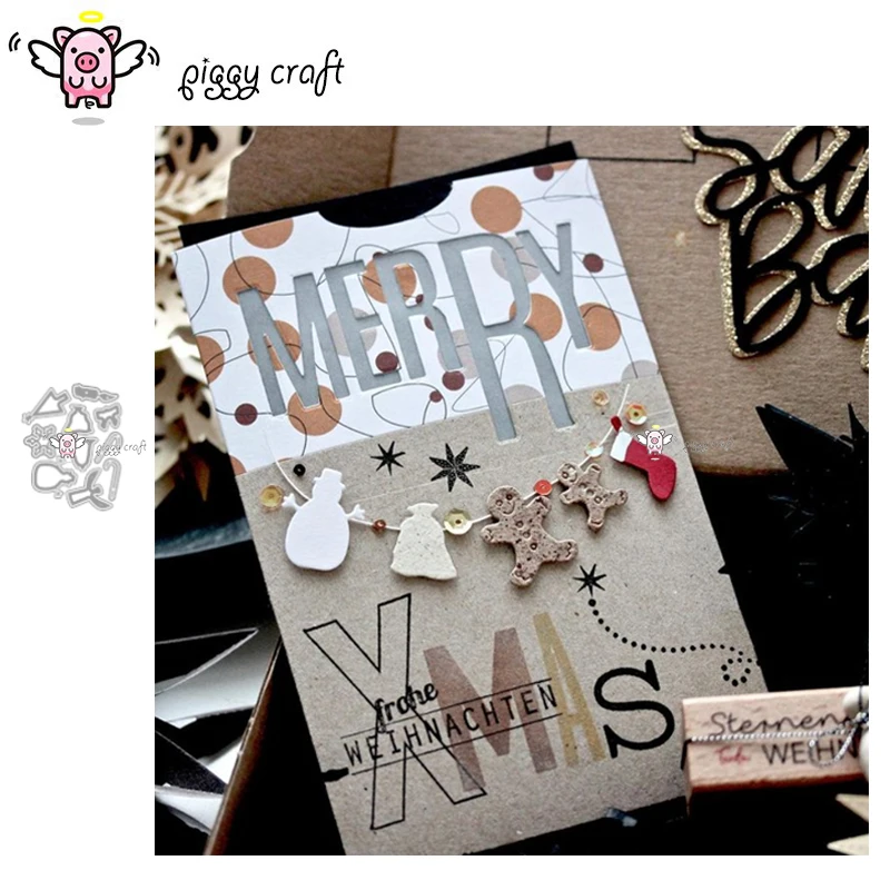 

Металлические Вырубные штампы, форма для вырезания, Рождественское украшение, для скрапбукинга, бумаги, рукоделия, ножа, форма, лезвие, перф...