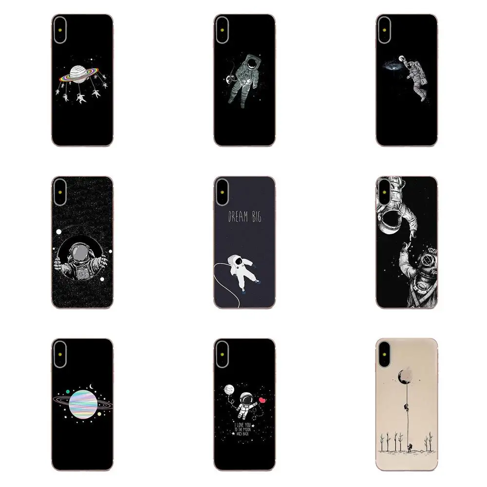 Забавный космонавт Love Moon кот для Huawei Honor 5C 5X 6A 6X 7 7A 7X 8 8A 8S 8X 9 10 30 Lite Pro Y6 II Y7 Y9 Prime