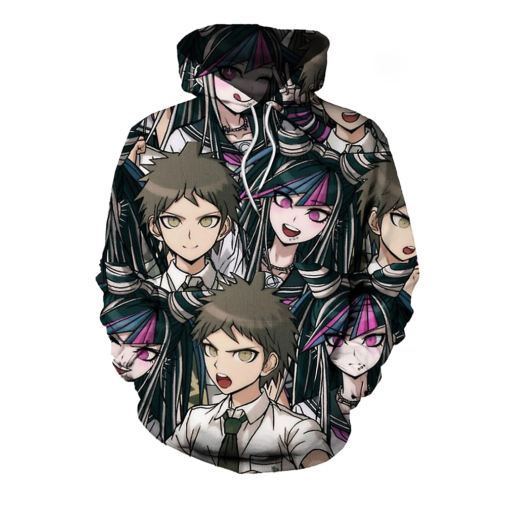

Anime Mioda Ibuki Cosplay Hoodie 3D Printed Danganronpa Costume Pullover Fashion Sportswear Party Coat