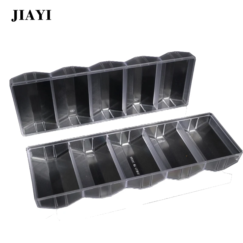 JIAYI высокое качество 100/200 шт. акриловый лоток для покерных чипов/коробка