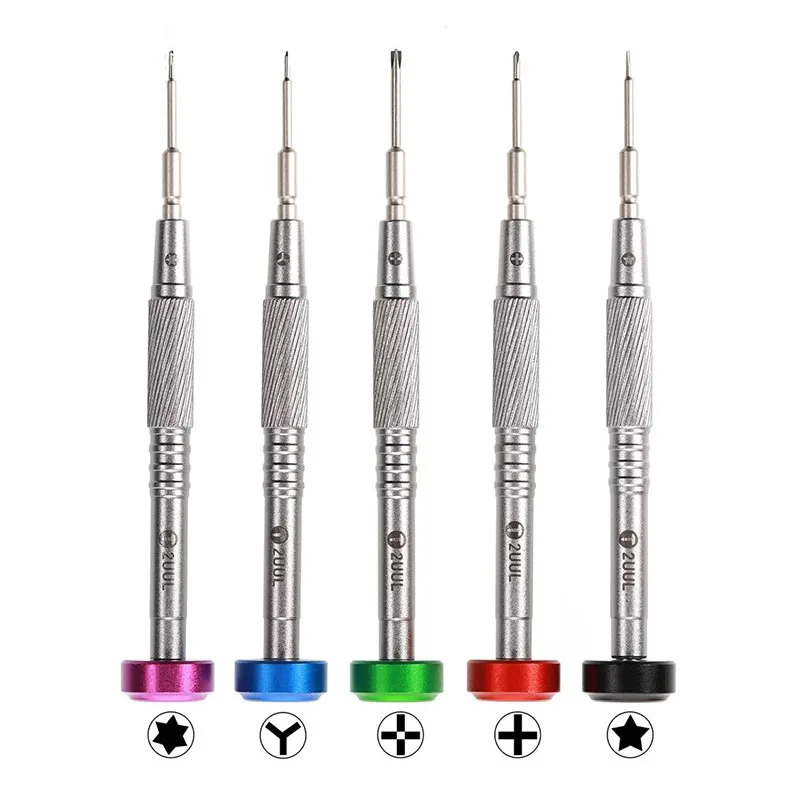 Full set 5pcs Мини Многофункциональная Прецизионная отвертка набор микро-отвертка инструменты ремонтный набор для ремонта мобильных телефонов часы планшет ПК - Цвет: Full set 5pcs