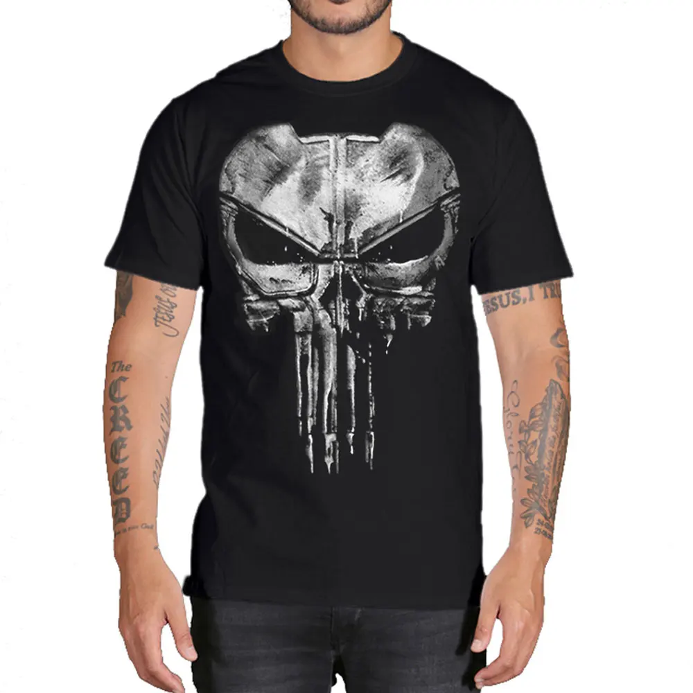 

Punisher Streetwear Tshirt Men Hip Hop Funny T Shirts Mens T Shirts Fashion 2021 Boyfriend Gift Print Casual T-shirt.