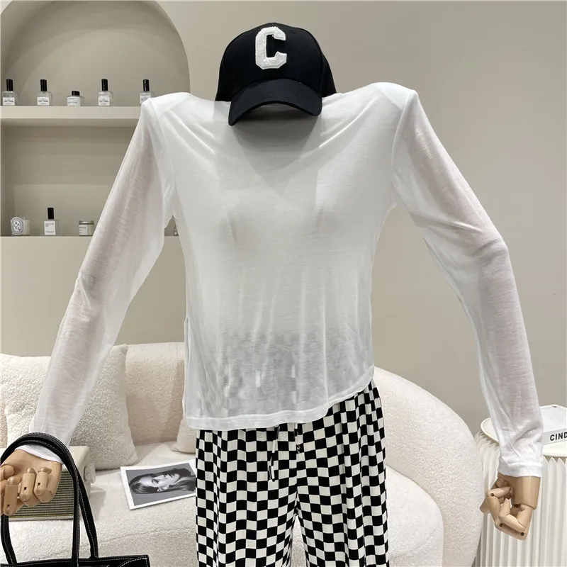 

Niche Design New Women Clothing Summer 2021 Fashion Versatile Loose Split T-Shirt Top + Plaid Printed Casual Pants Two Piece Set