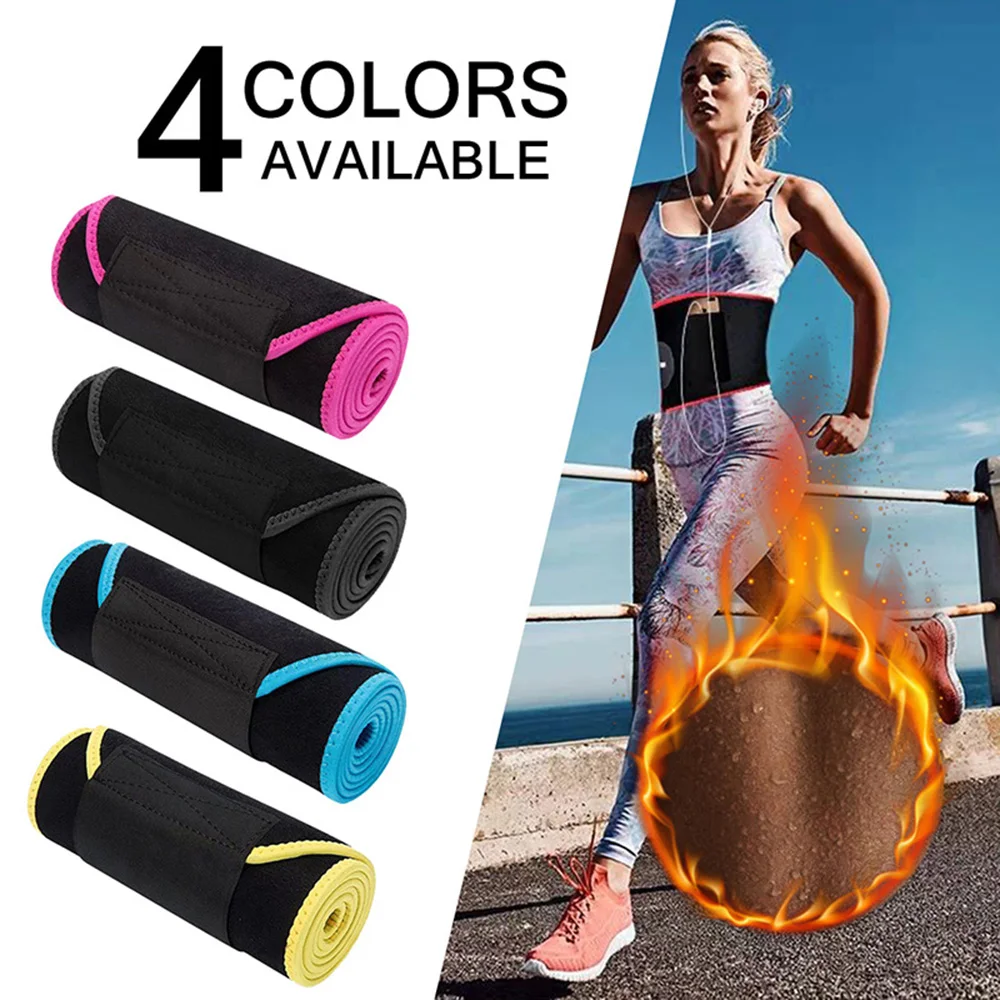 

Sweat Belts Men And Women Sports Running Fat Burning Weight Loss Yoga Fitness Abdomen Shaping Belt Corset Body Shaping Belt