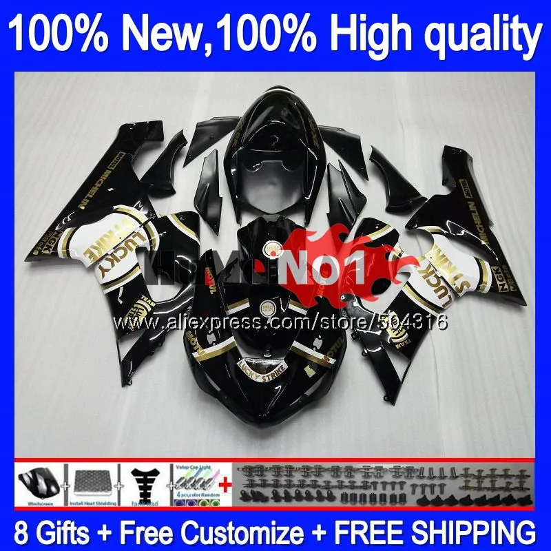 

Body For KAWASAKI ZX-636 600 CC ZX 6R 600CC 6 R ZX6R 05 06 60MC.18 ZX636 ZX600 ZX 636 ZX-6R 2005 2006 Fairing Lucky Strike