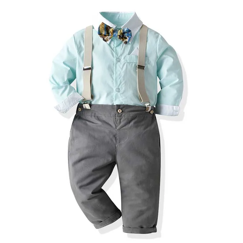 

Комплект из рубашки и штанов, для мальчиков, на свадьбу