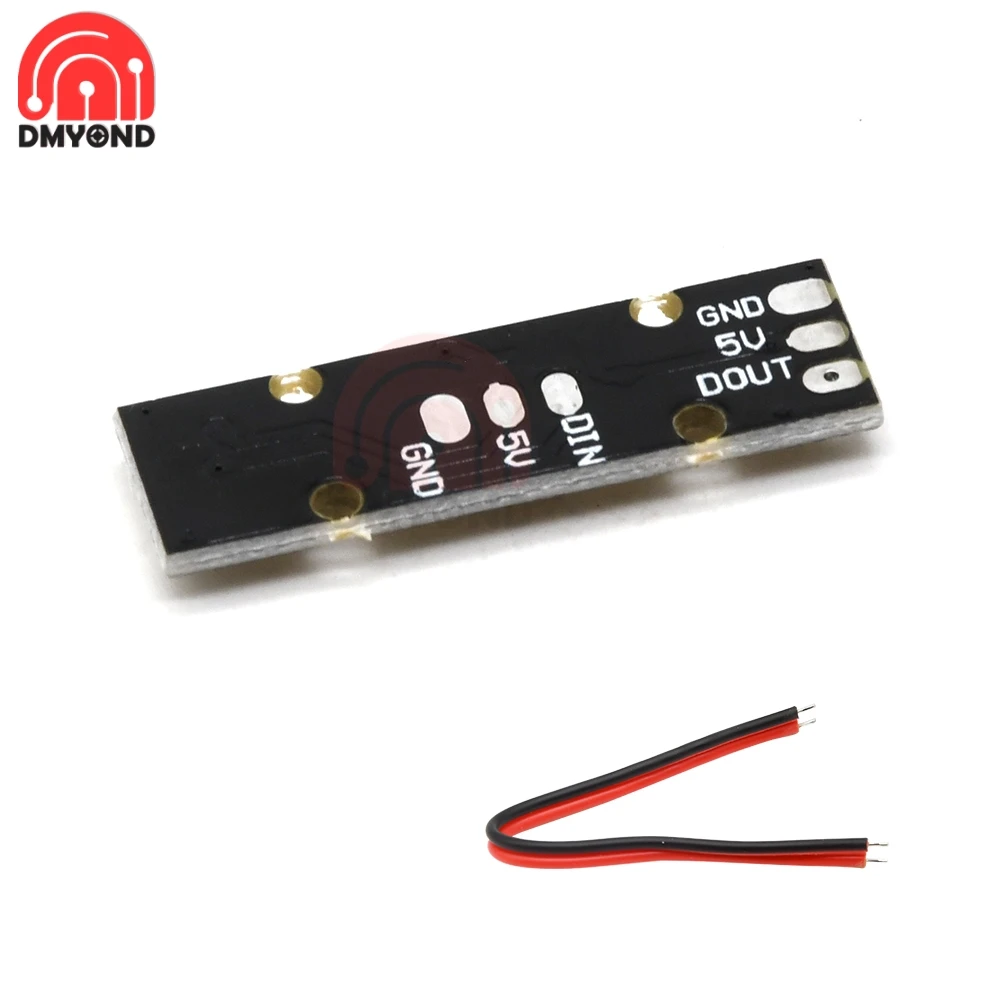 4-битная светодиодная RGB-подсветка WS2812B встроенная полноцветная макетная плата