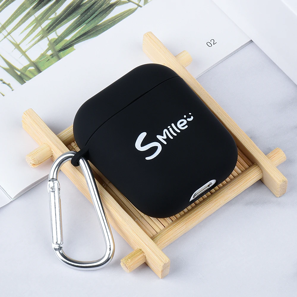 06 Модный милый чехол для пар с сердечками, чехол для Airpods, Жесткий ПК, беспроводной Bluetooth чехол для наушников, чехол для Air Pods, аксессуары для наушников - Цвет: 06