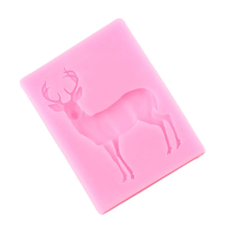 Силиконовая Форма Sugarcraft в виде оленя формы для помадки инструменты украшения